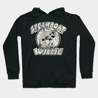 Steamboat Willie Worn Hoodie